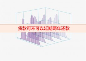 貸款可不可以延期兩年還款(延期還款時間規定)